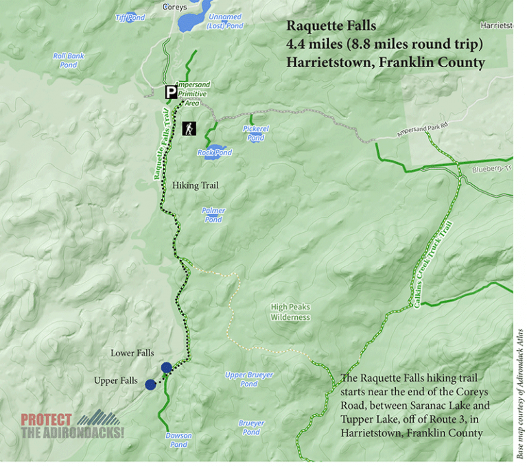 Hike to Raquette Falls - Protect the Adirondacks!