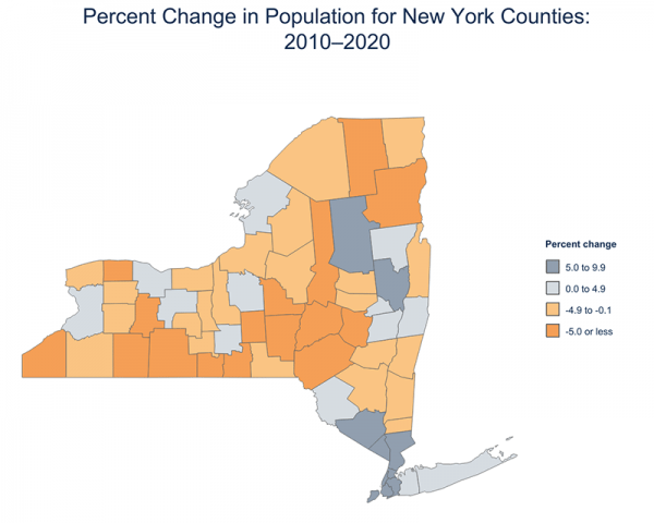 US Census: Saratoga, Hamilton and Warren Counties all post 2020 ...